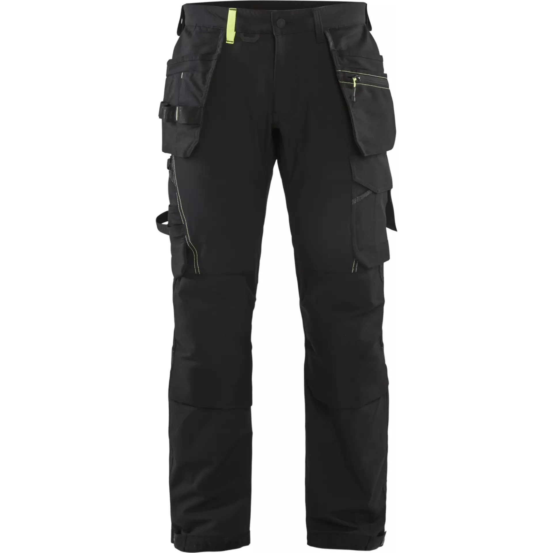 Blåkläder 152216459933, Holster Pocket Trousers, 4-Way Stretch, Black/Yellow