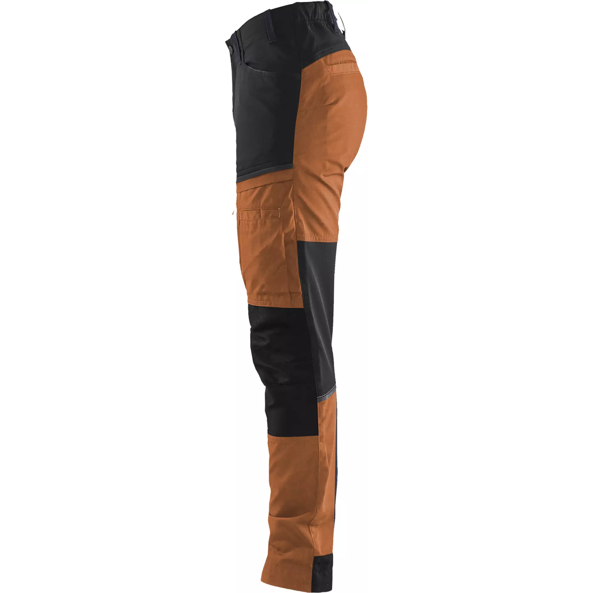 Blåkläder 716618454099, Women's Stretch Work Pants, Rust/Black, image 2