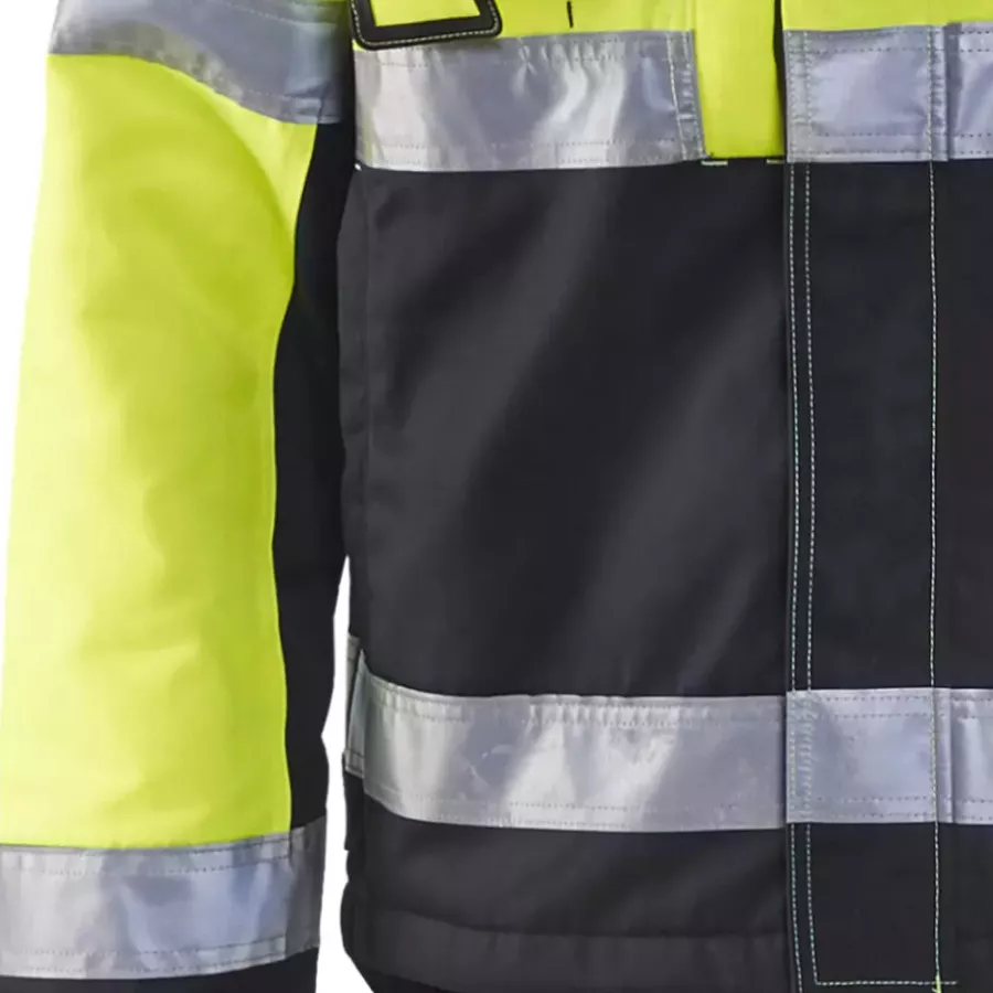 **Wide Reflective Strips** boost your visibility so you feel confident in low-light conditions.