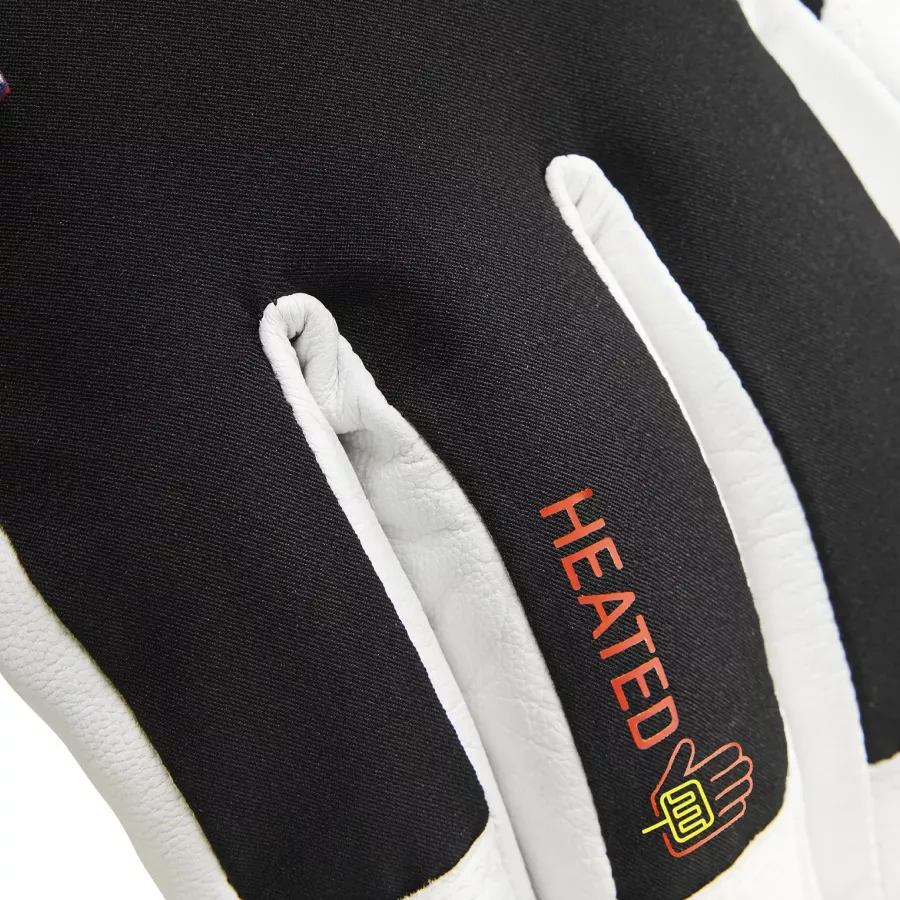 **Heated Panels on Fingers and Back** wrap your hands in steady warmth that lasts through long, cold hours.