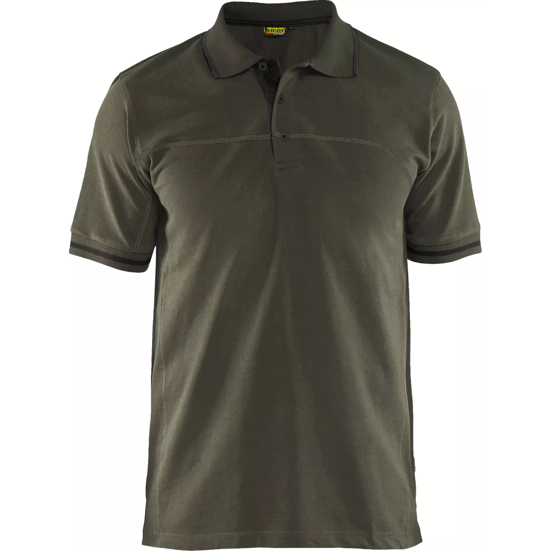 Blåkläder 338910504599, Polo Shirt, Olive Green/Black