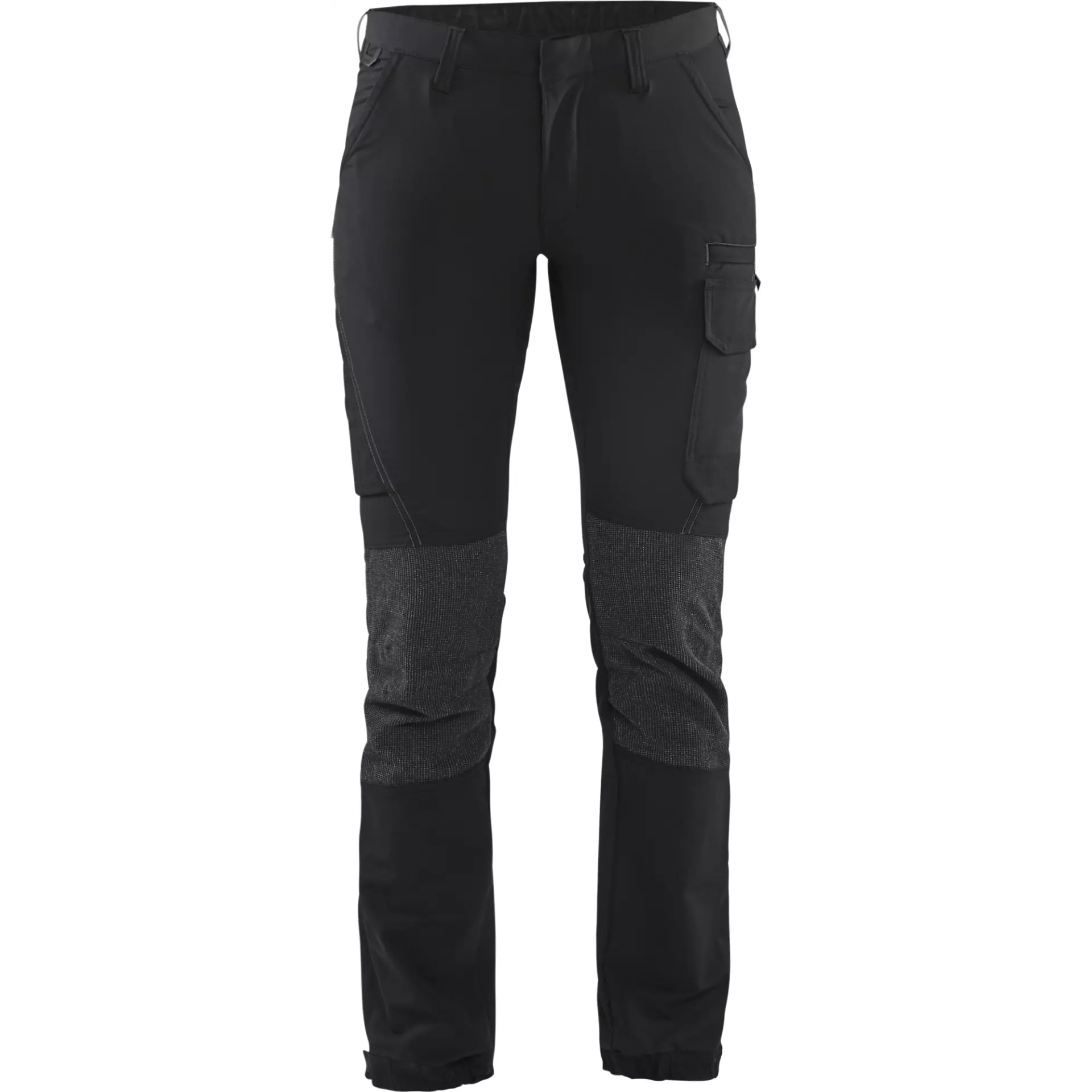 Blåkläder 712216459998, Ladies' Work Pants, 4-way Stretch, Black/Dark Grey