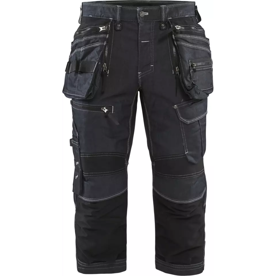 Blåkläder 199111418999, X1900 Stretch Pirate Pants, Dark Blue/Black, image 1, gallery thumbnail
