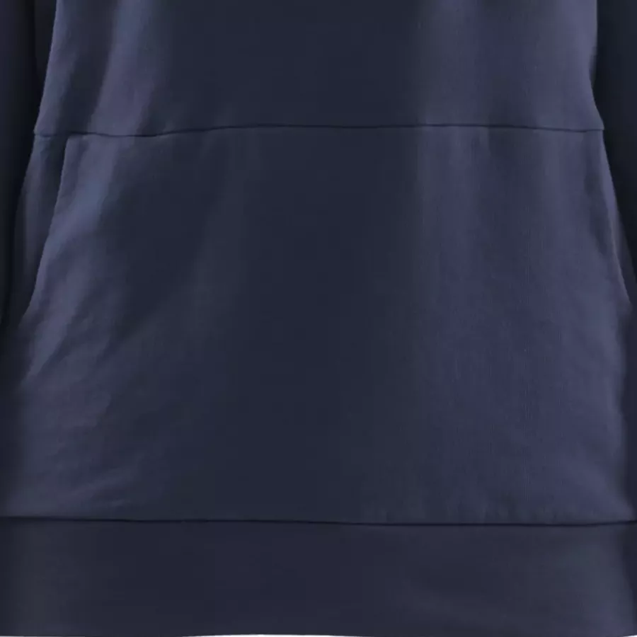 **Kangaroo Pocket** keeps your hands warm and essentials close at hand.