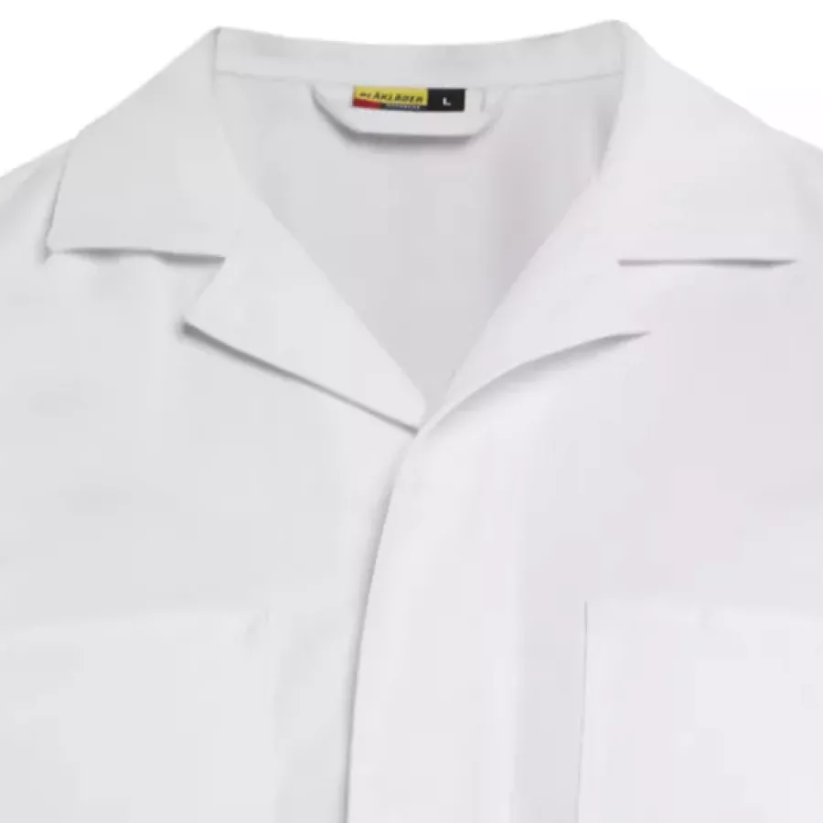 **Lapel Collar** gives you a clean, professional look with comfortable neckline shaping.