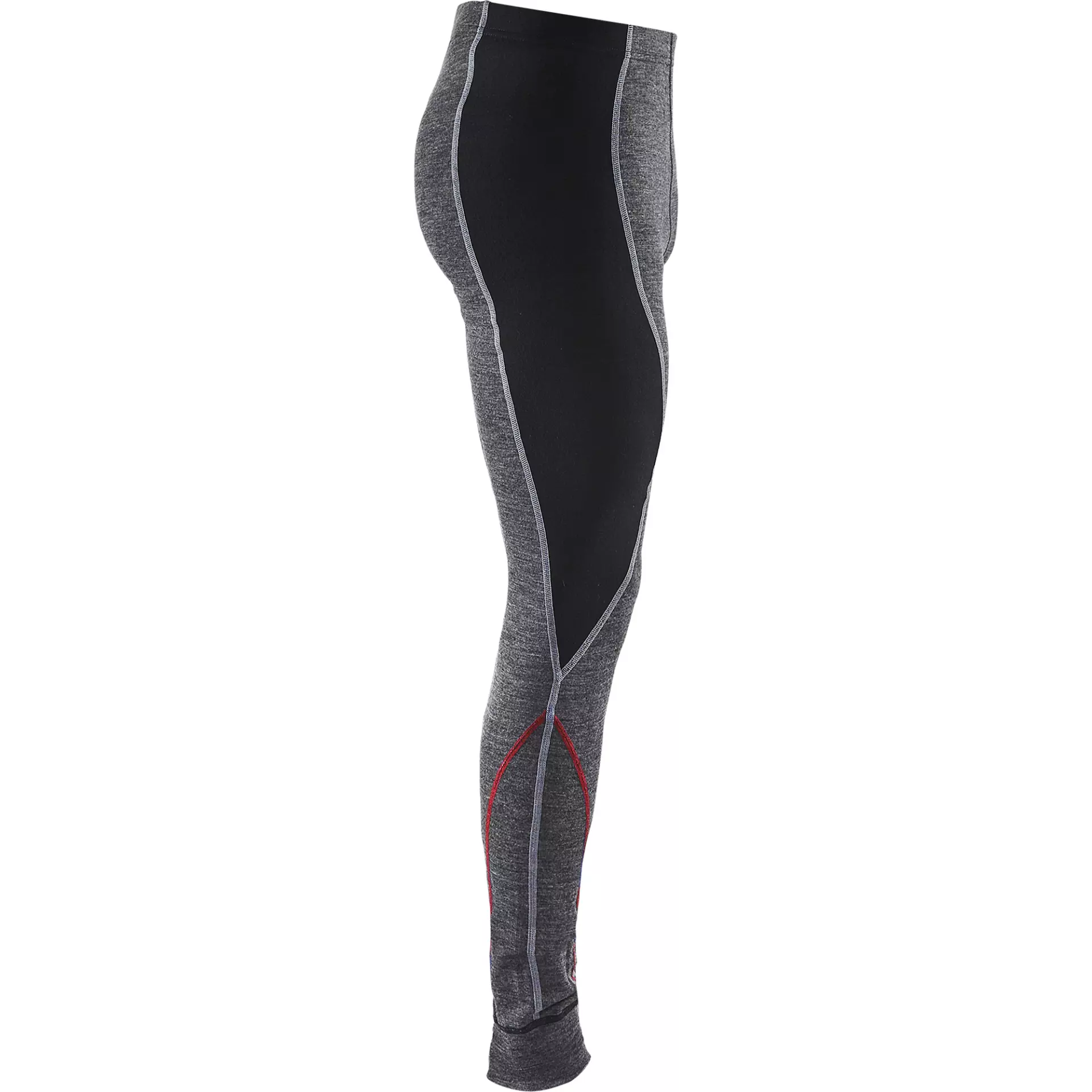 Blåkläder 184517369699, XWARM Pitkät alushousut, 100% merinovilla, harmaa/musta, image 2
