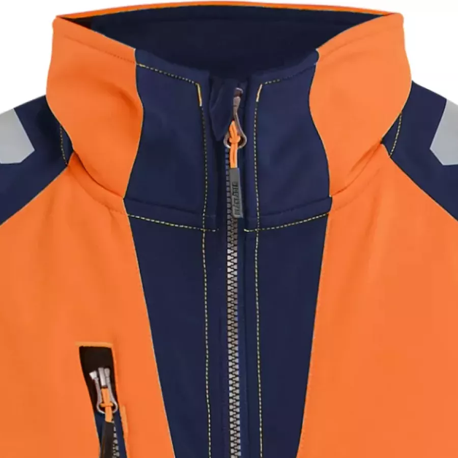 **Stand-Up Collar** offers cozy protection for your neck against wind and cold.