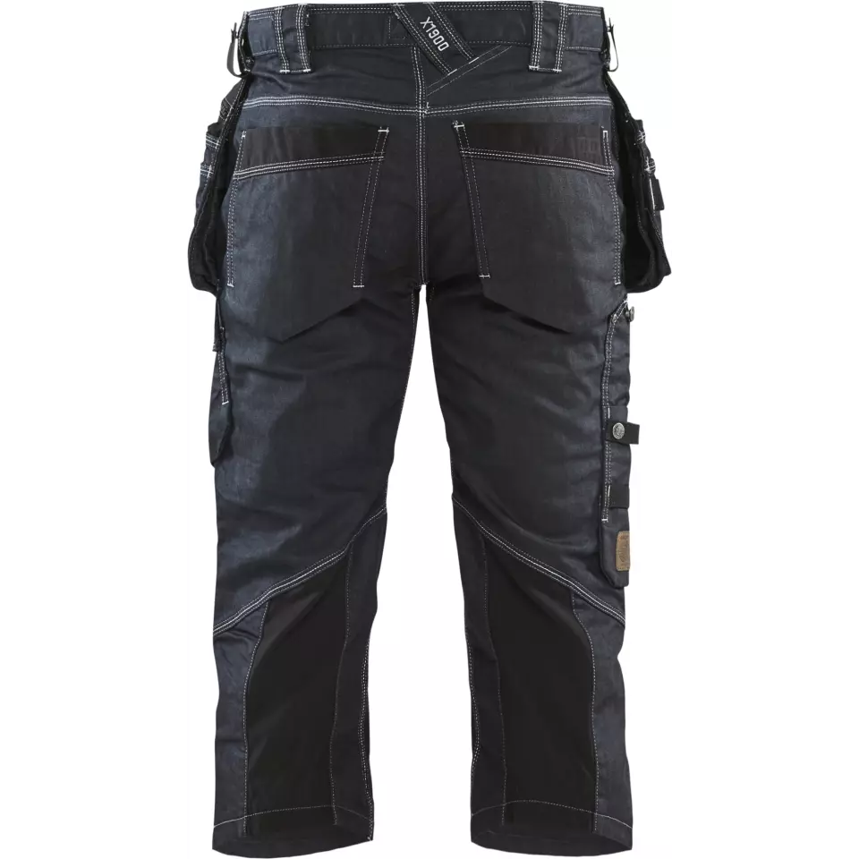 Blåkläder 199111418999, X1900 Stretch Pirate Pants, Dark Blue/Black, image 4, gallery thumbnail