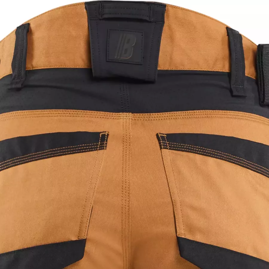 **Raised Waist at Back** gives you a secure, comfortable fit that stays in place as you move.