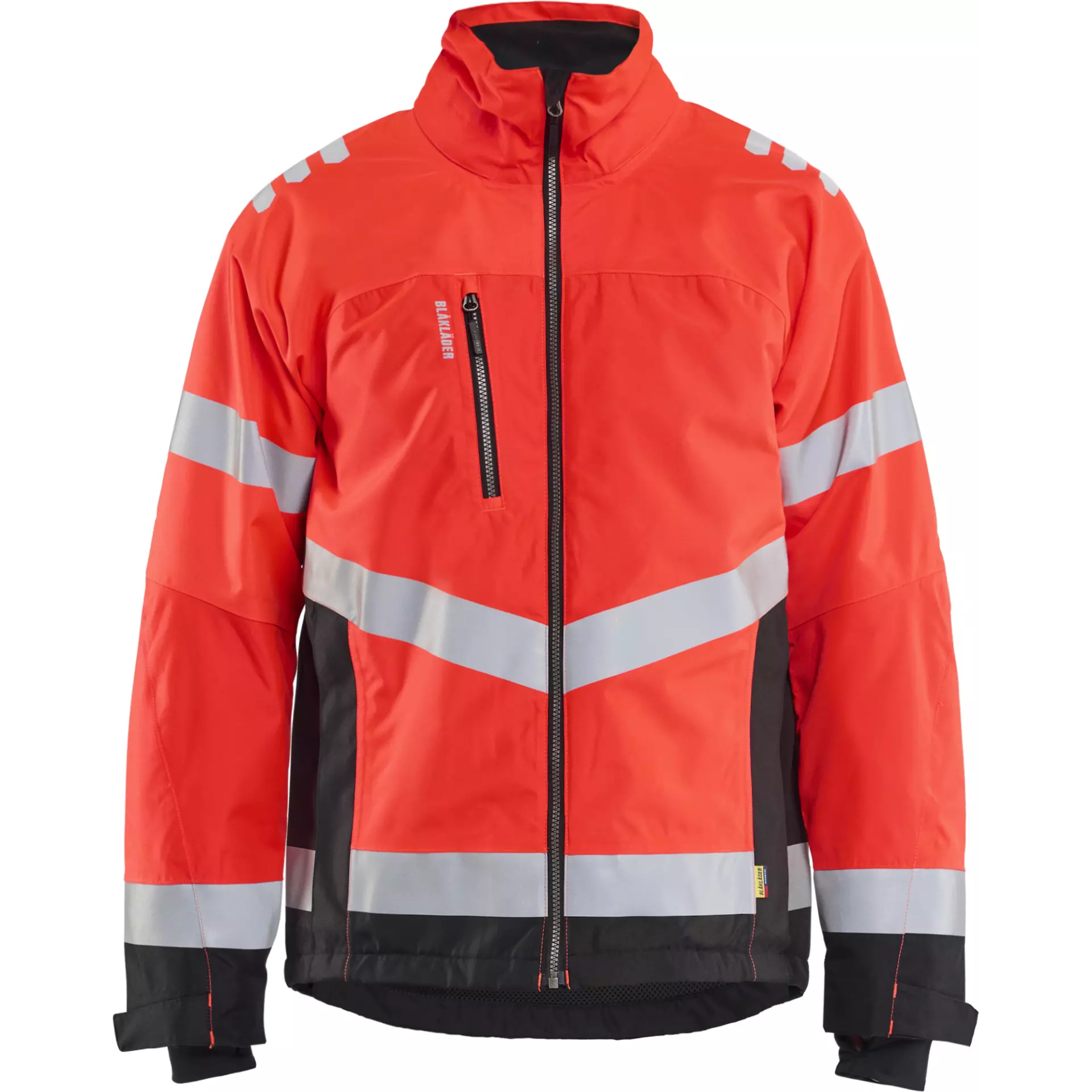 Blåkläder 478019775599, High-Vis Winter Jacket with Light Lining, High-Vis Red/Black