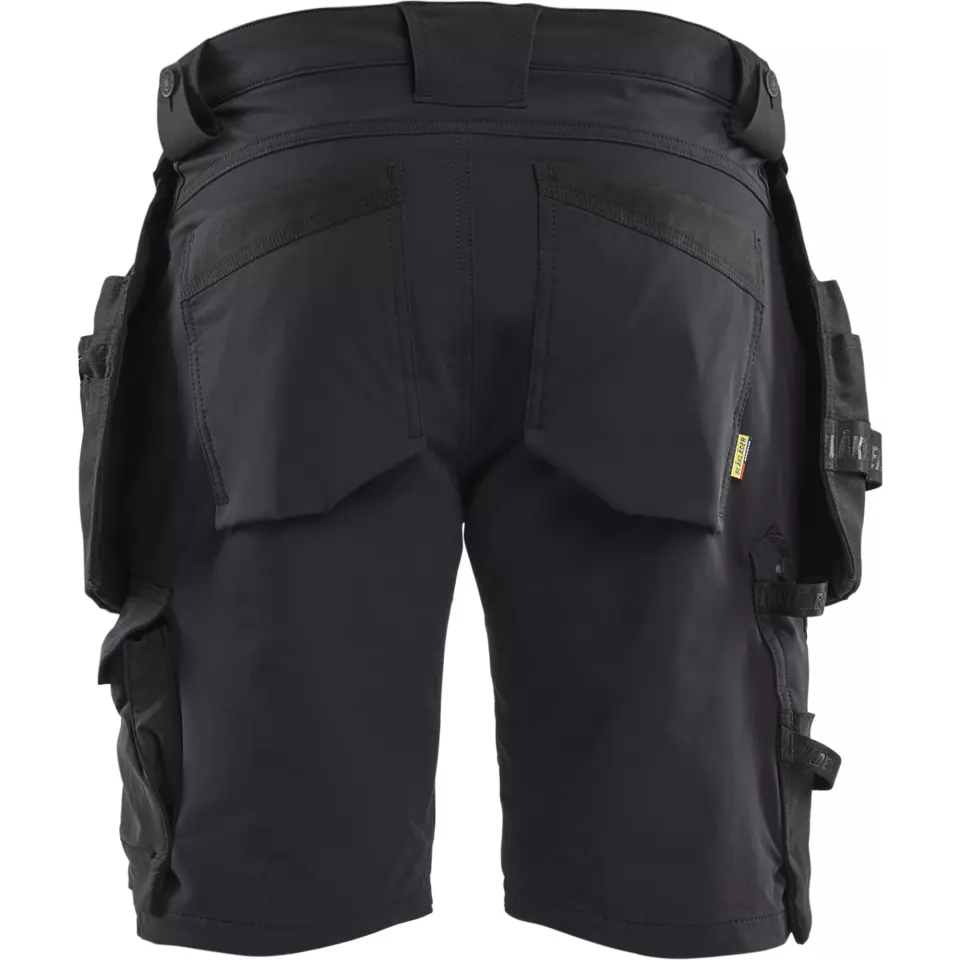 Blåkläder 170216459900, Holster Shorts, 4-Way Stretch, Black, image 4, gallery thumbnail