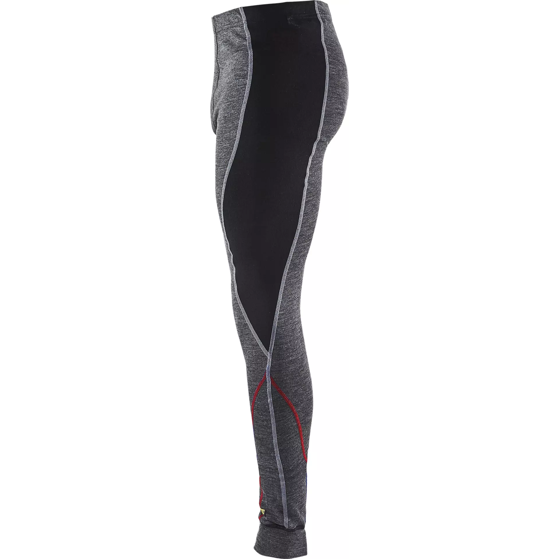 Blåkläder 184517369699, XWARM Pitkät alushousut, 100% merinovilla, harmaa/musta, image 3