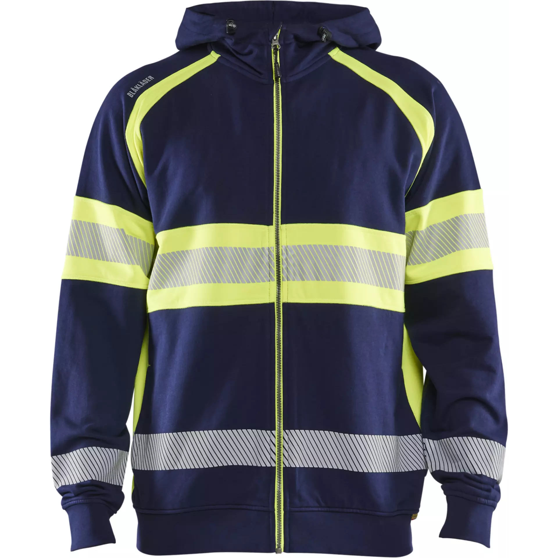 Blåkläder 355211588933, High-Vis Hoodie, Navy/Hi-Vis Yellow
