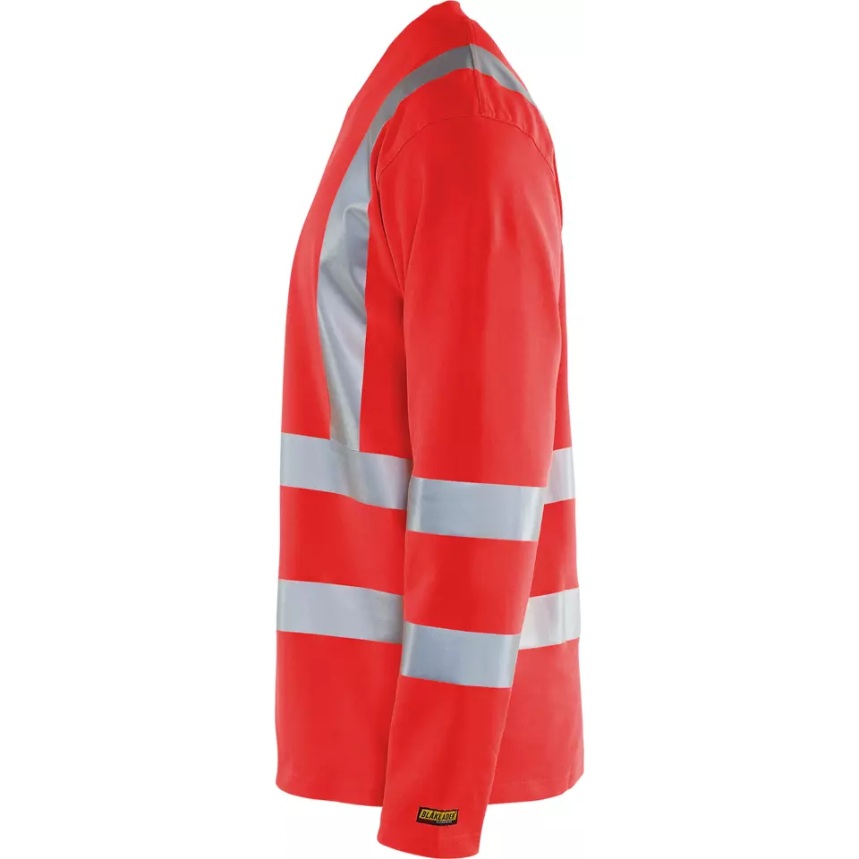 Blåkläder 338110705300, High-Vis Long-Sleeve T-Shirt With UV Protection, Hi-Vis Orange, image 3, gallery thumbnail