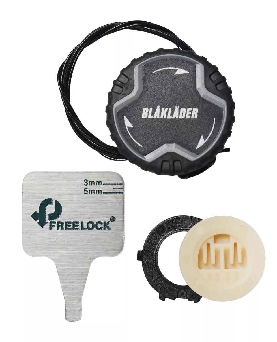 Blåkläder B10200009996, Freelock reparationskit för låga säkerhetsskor, Svart/Grafitgrå, image 1, gallery thumbnail