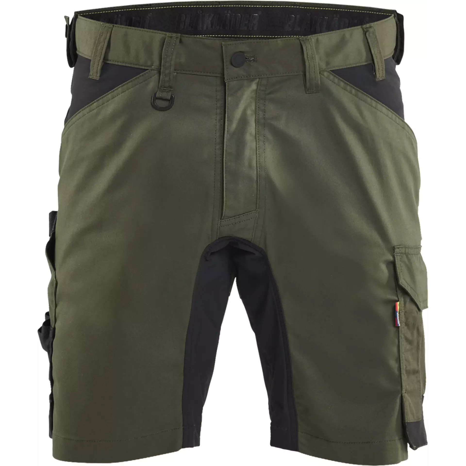 Blåkläder 175318324298, Stretch Work Shorts, Forest Green/Black