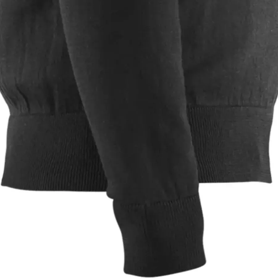 Strickbündchen halten die Ärmel an ihrem Platz und schließen die Wärme für langanhaltenden Tragekomfort ein.