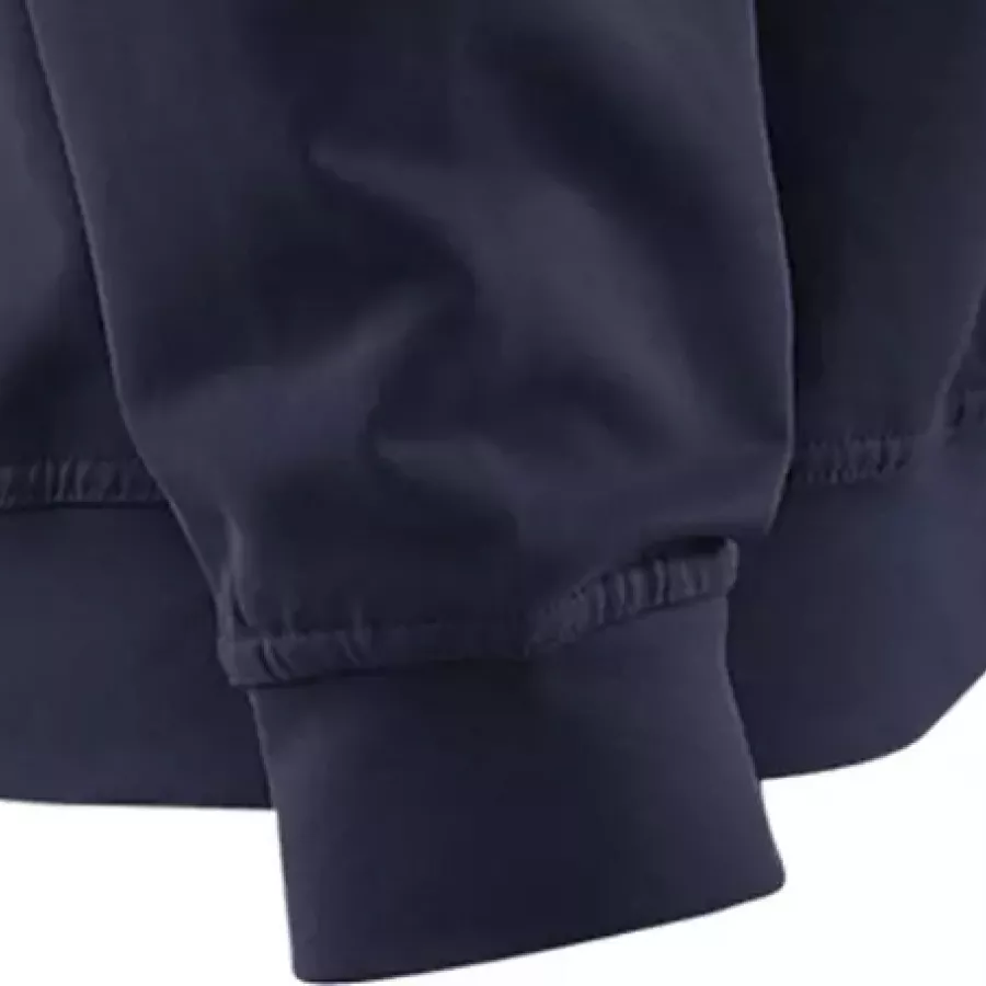 **Ribbed Cuffs** keep sleeves snug and warmth locked in without restricting comfort.