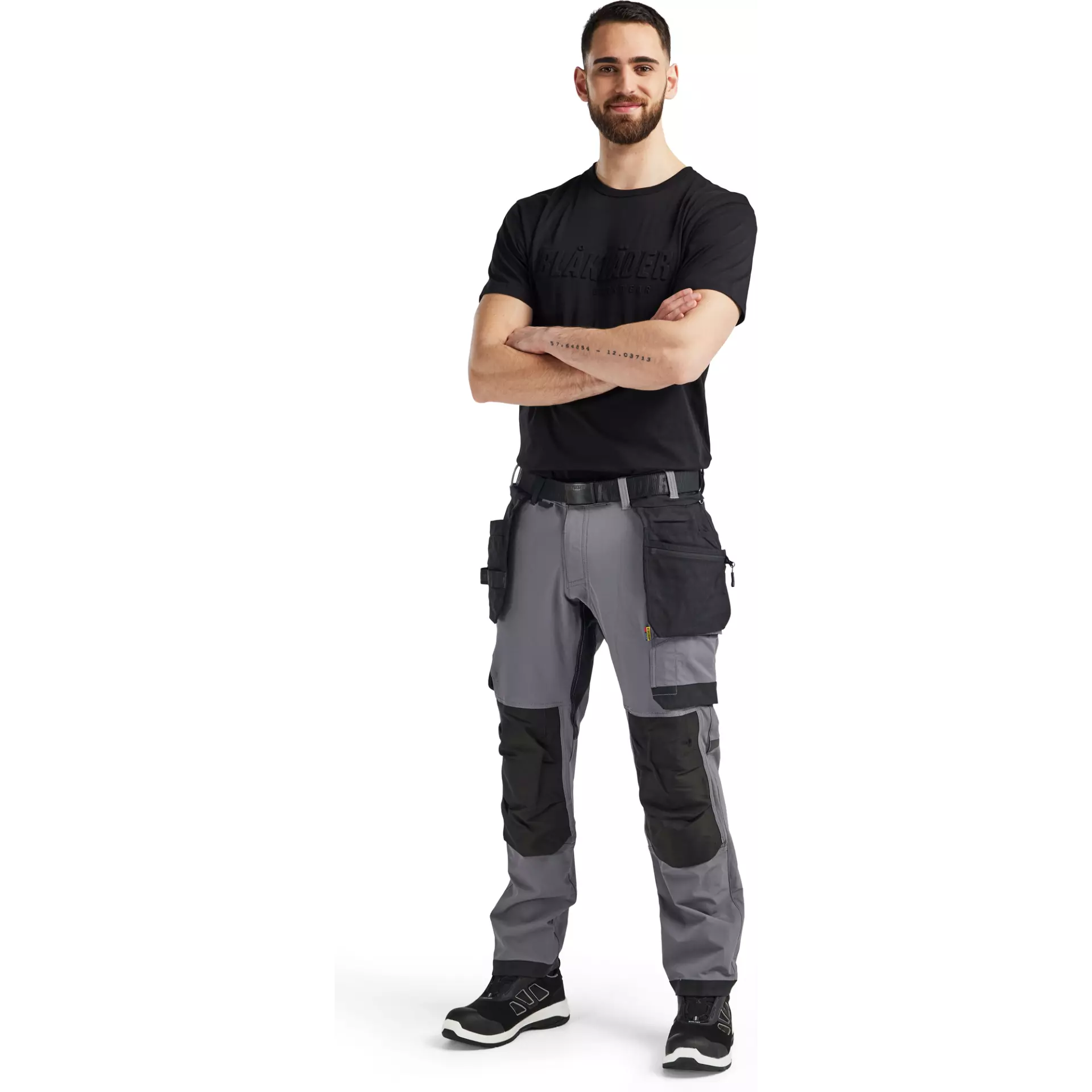 Blåkläder 172016459699, Holster Pants, 4-Way Stretch, Gray/Black, image 5