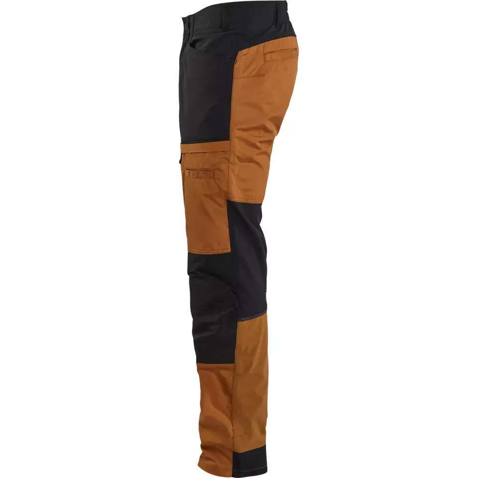 Blåkläder 145618454099, Stretch Work Pants, Rust/Black, image 3, gallery thumbnail