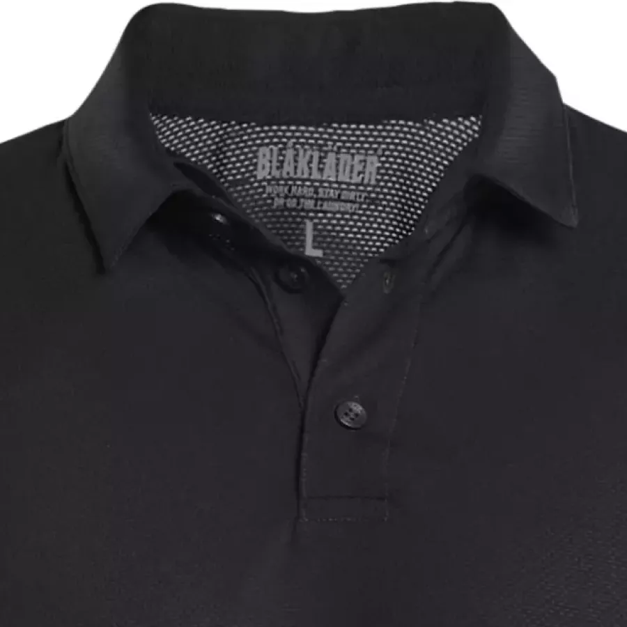**Oxford Collar** gives the polo a clean, structured look that stays sharp on and off the job.