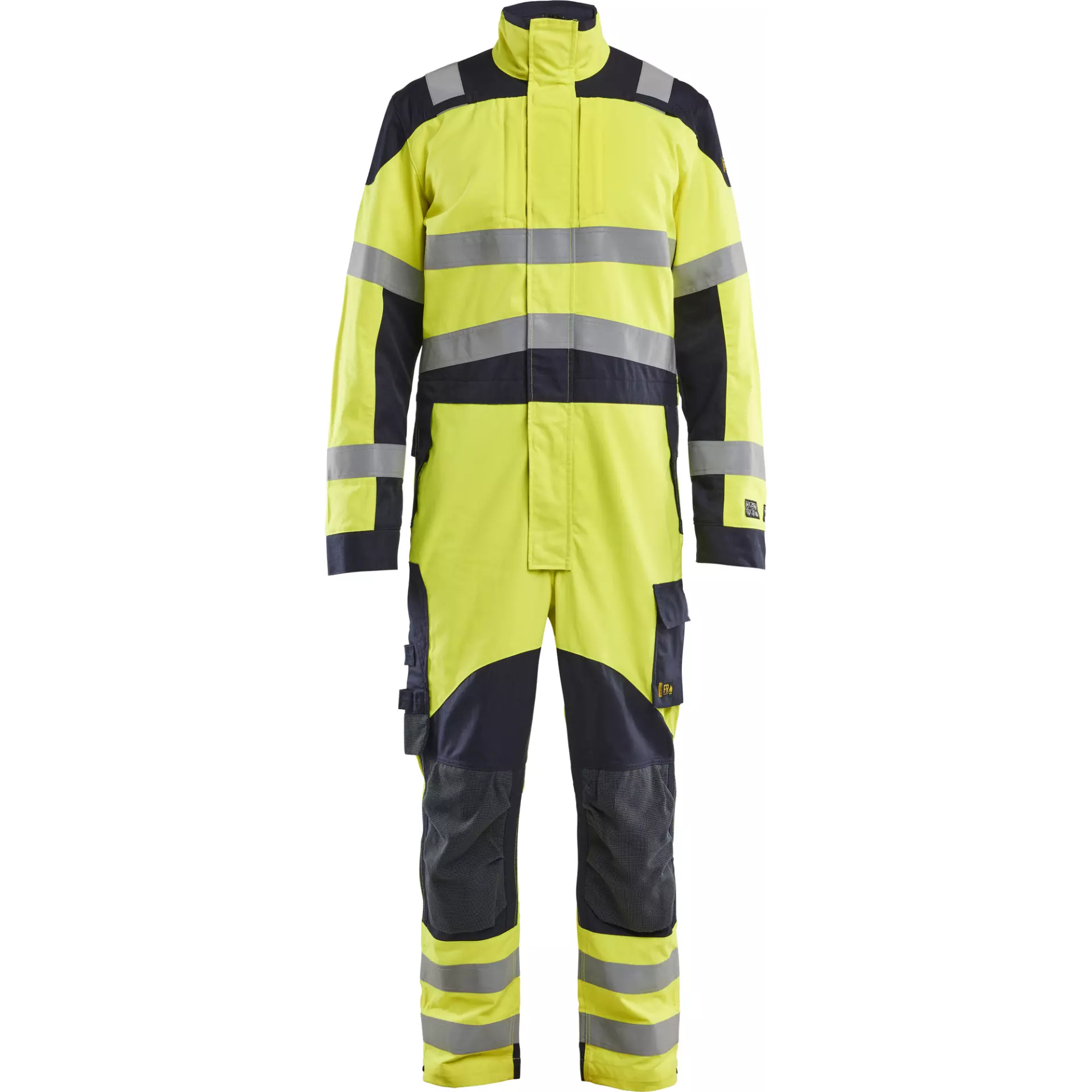 Blåkläder 608915123389, Multinorm Coverall with Inherent Flame Protection, Yellow/Navy