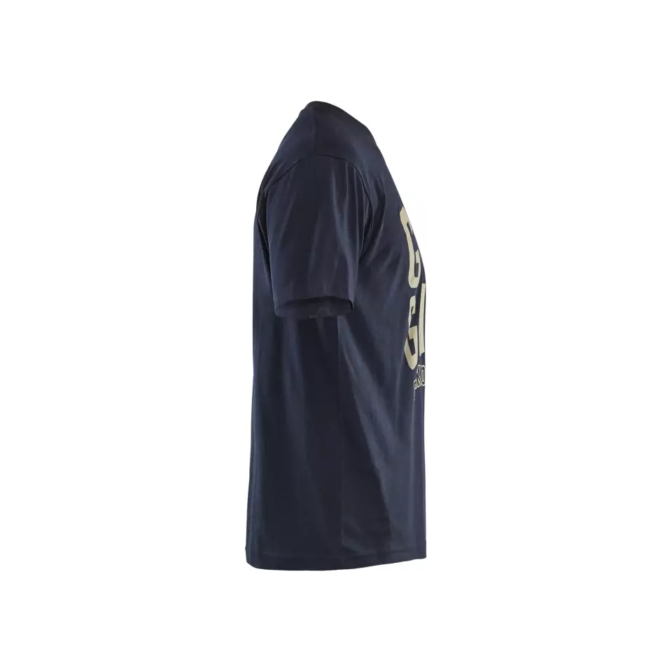 Blåkläder 942110428600, Grit and Grind t-shirt, mörkblå, image 3, gallery thumbnail