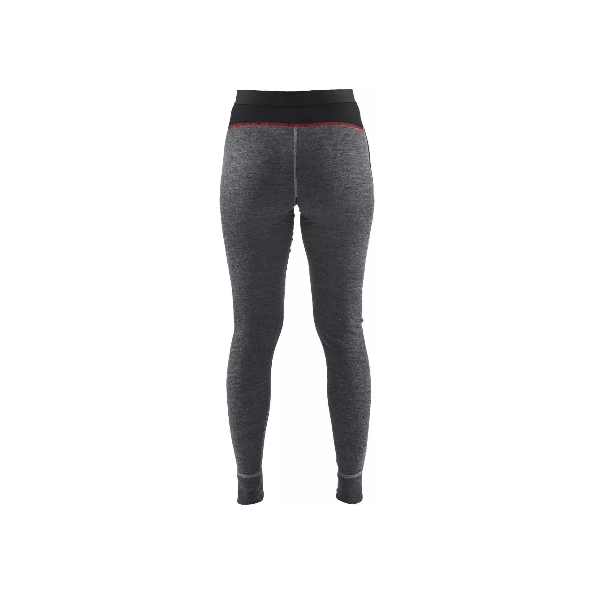 Blåkläder 724517369699, XWARM Women's Long Base Layer Pants, 100% Merino Wool, Gray/Black, image 3