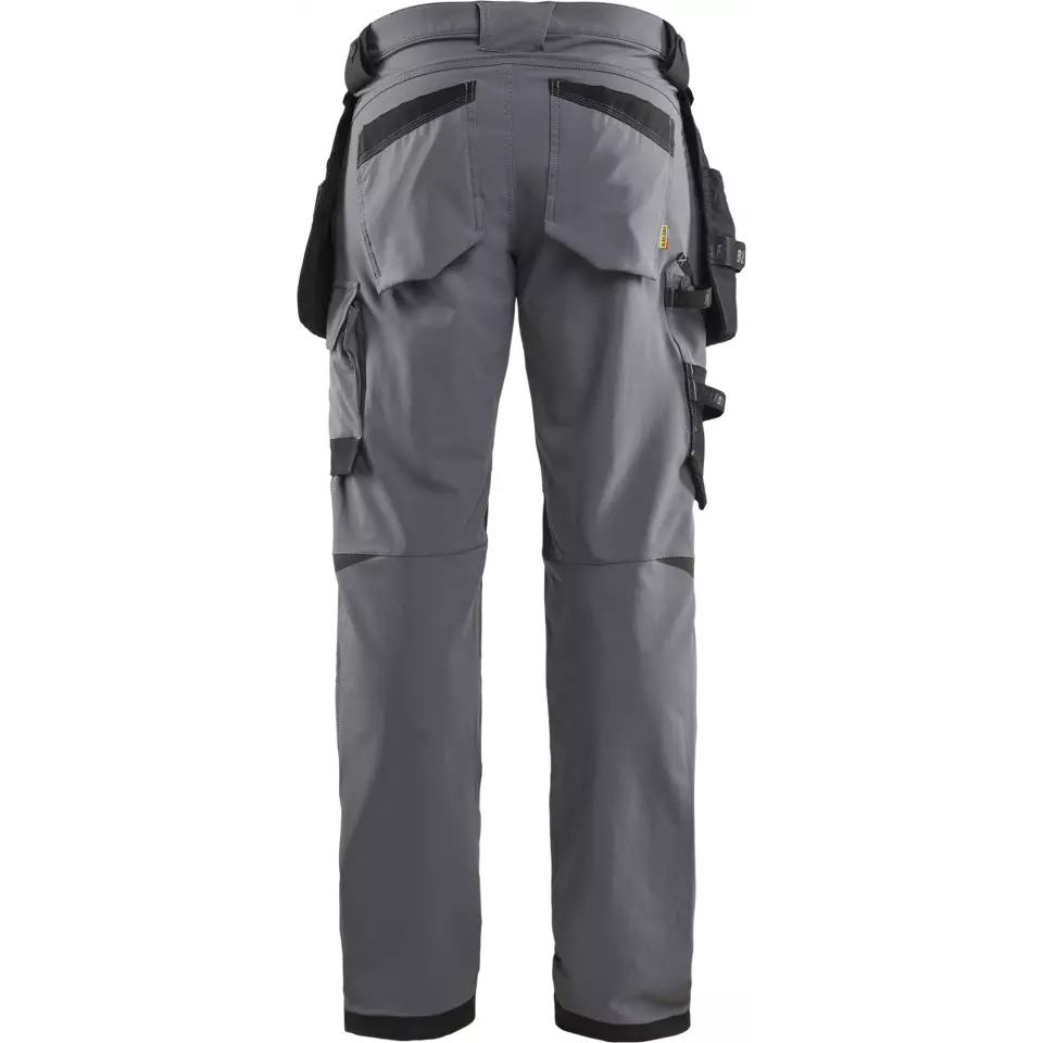 Blåkläder 172016459699, Holster Pants, 4-Way Stretch, Gray/Black, image 4, gallery thumbnail