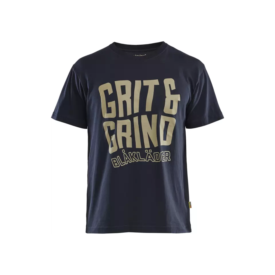 Blåkläder 942110428600, Grit and Grind t-shirt, mörkblå, image 1, gallery thumbnail