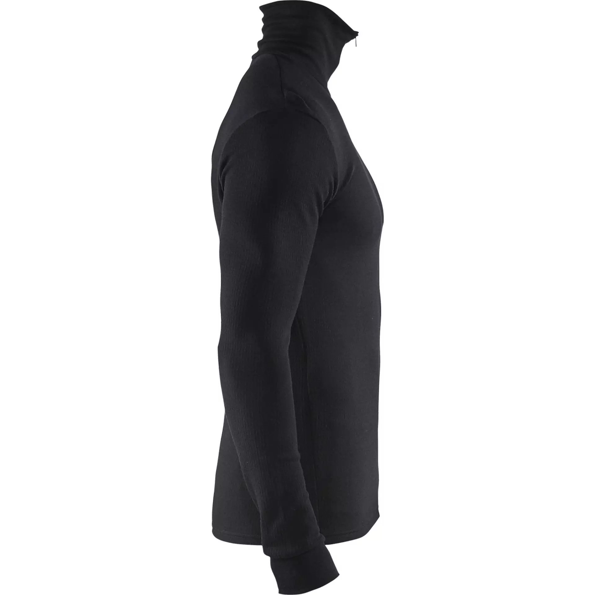 Blåkläder 489117059900, WARM Base Layer Shirt With Zip, 50% Merino Wool, Black, image 2