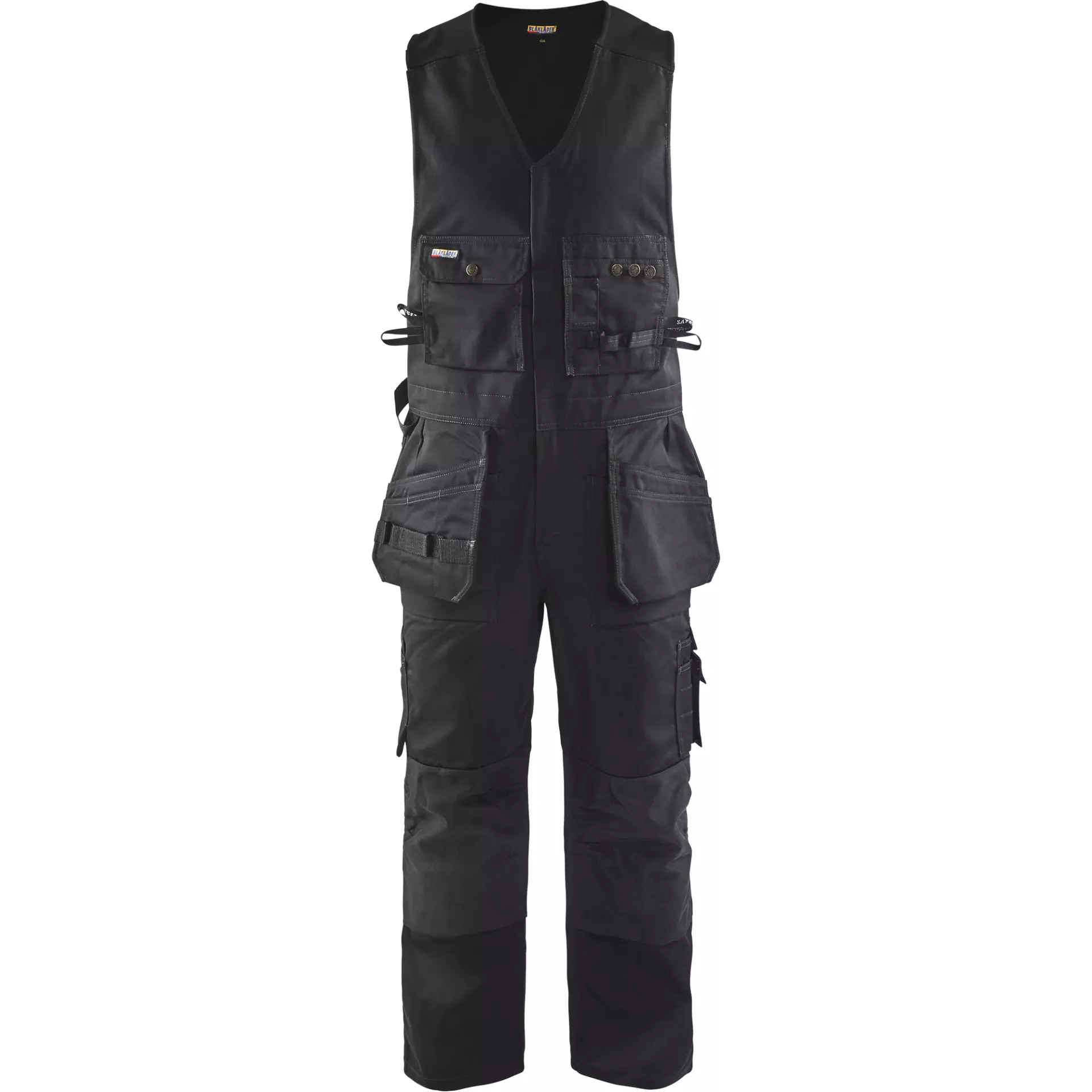Blåkläder 265018609900, Sleeveless Overall, Black