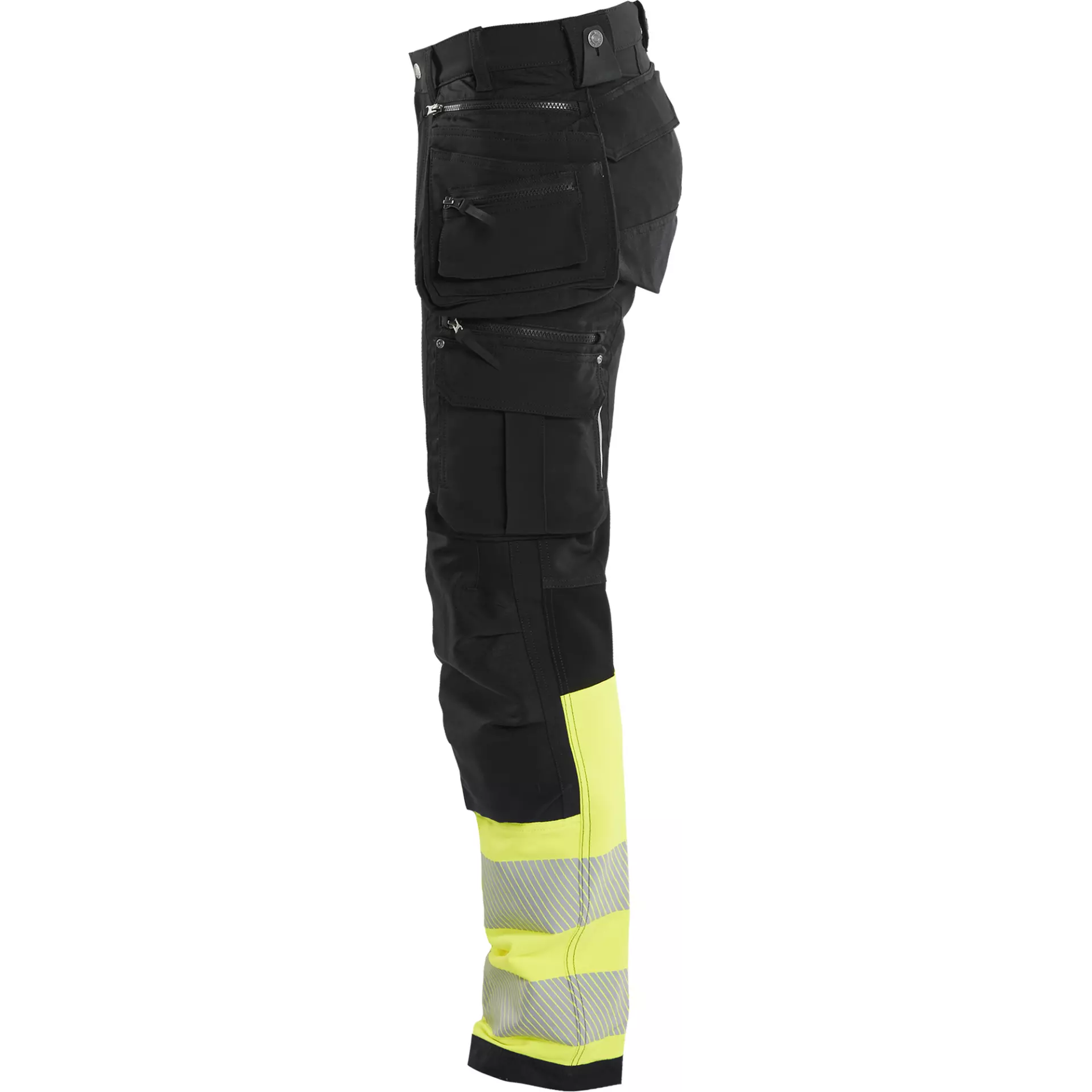 Blåkläder 199316429933, High-Vis Holster Pants, 4-Way Stretch, Black/Hi-Vis Yellow, image 3