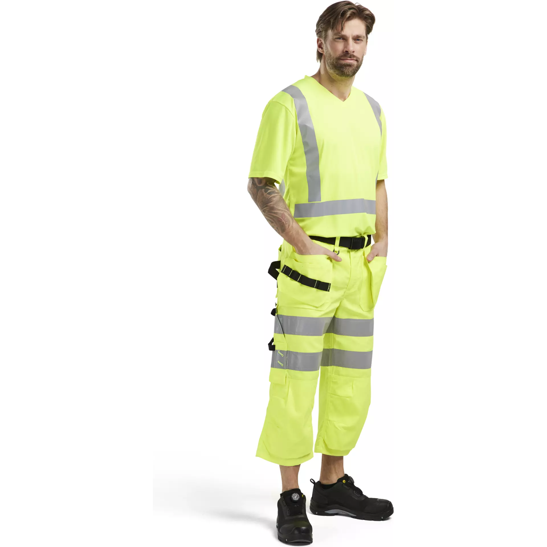 Blåkläder 338210113300, High-Vis T-Shirt With UV Protection, High-Visibility Yellow, image 5