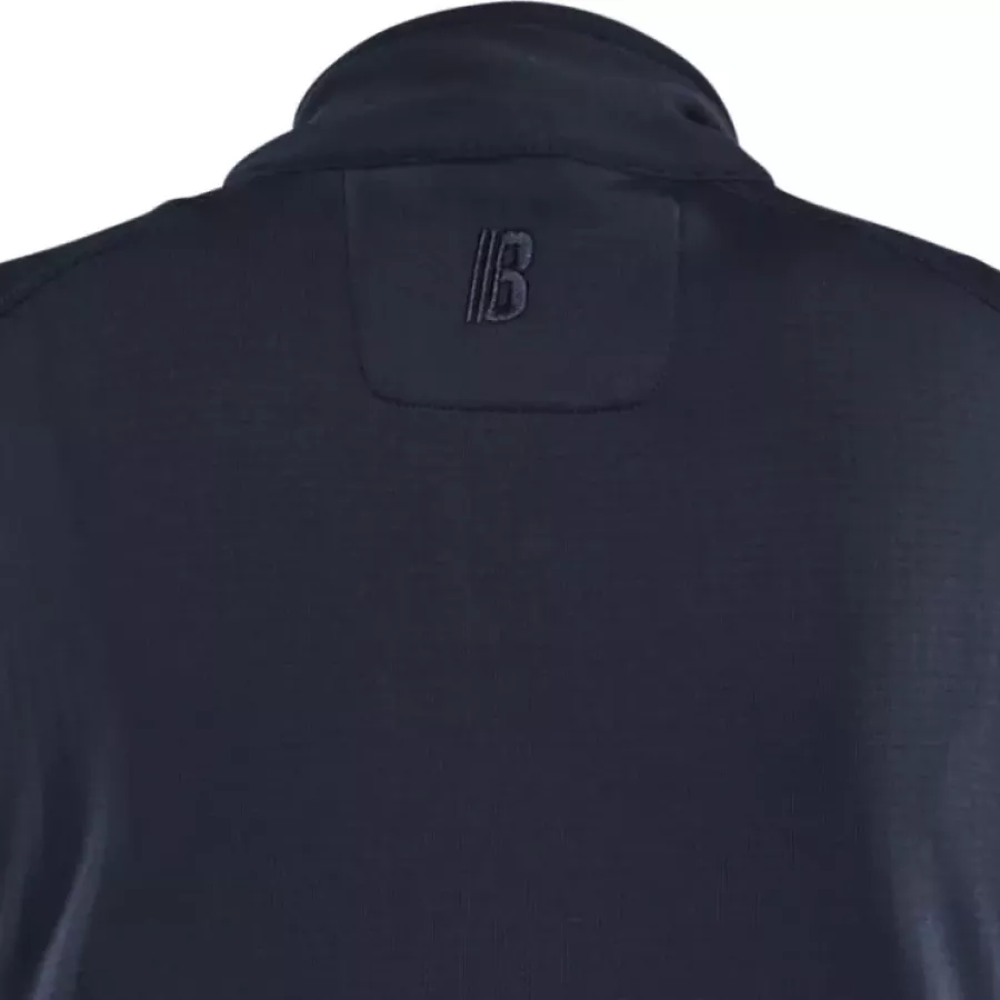 **High Collar** wraps your neck in soft, cozy warmth for comfort on cooler days.