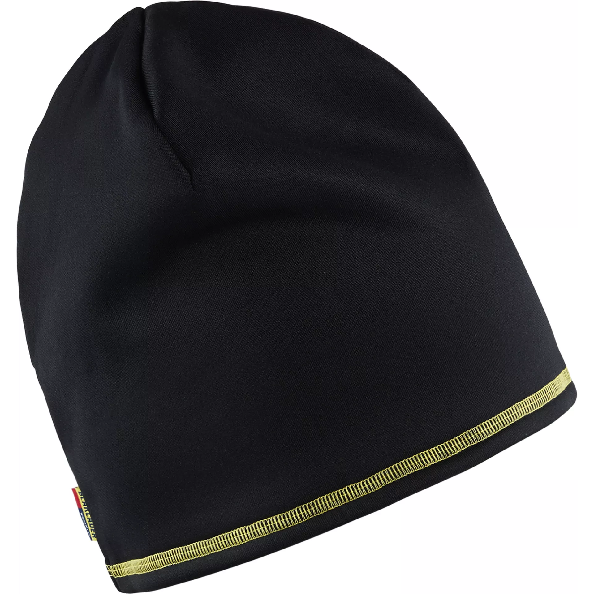 Blåkläder 202325329935, Fleece Beanie, Black/Yellow, image 2
