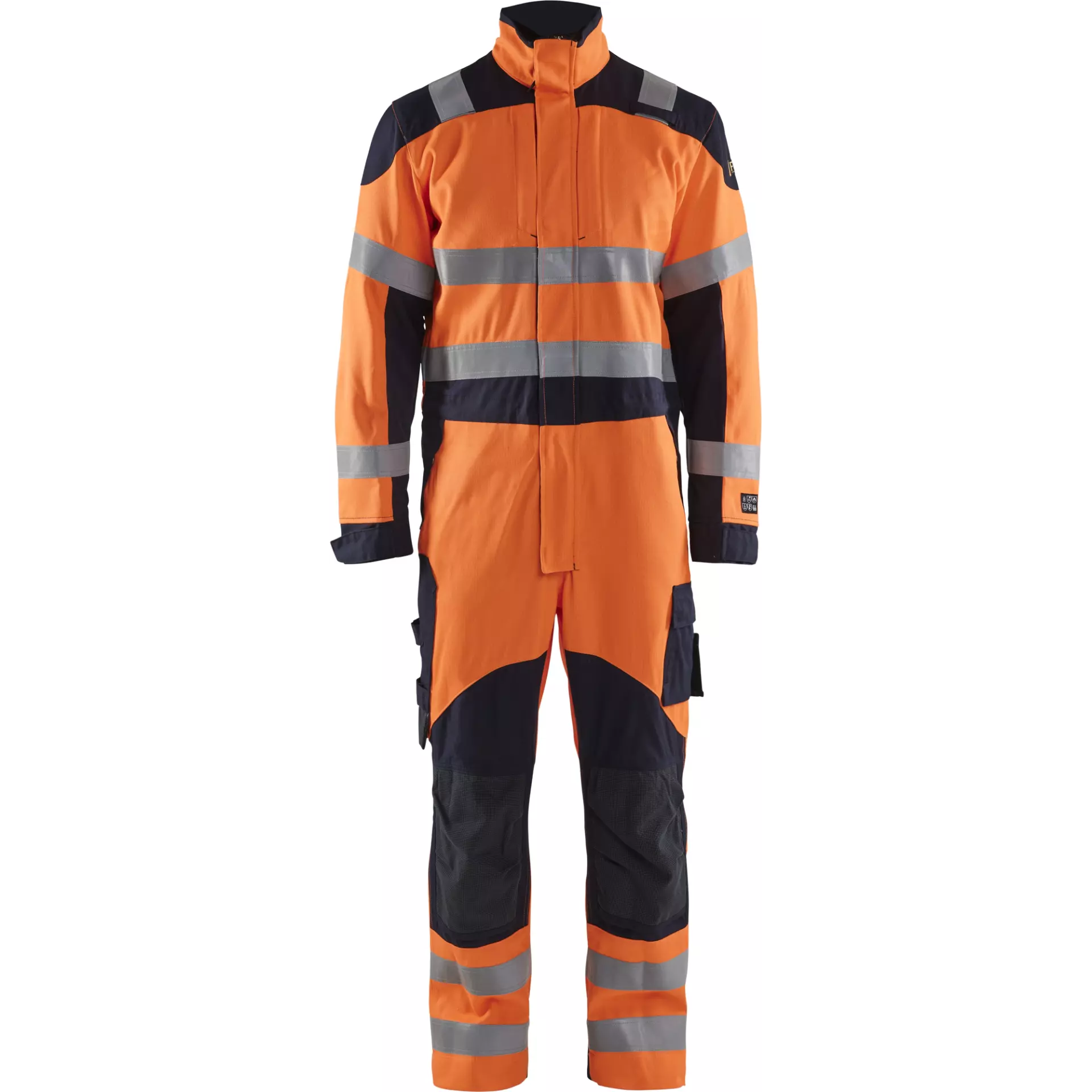 Blåkläder 608915135389, Multinorm-Overall mit inhärentem Flammschutz, Orange/Dunkelblau