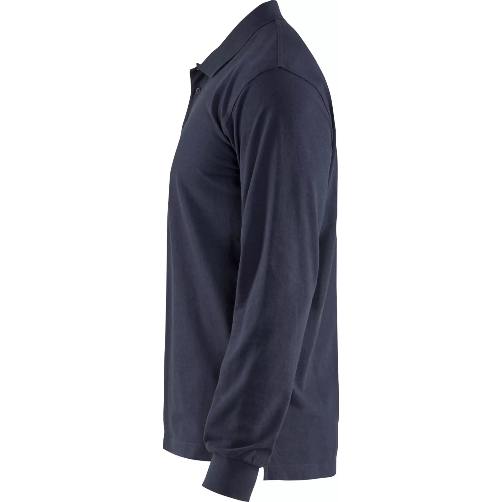 Blåkläder 338810508600, Long Sleeve Pique Shirt, Dark Blue, image 3