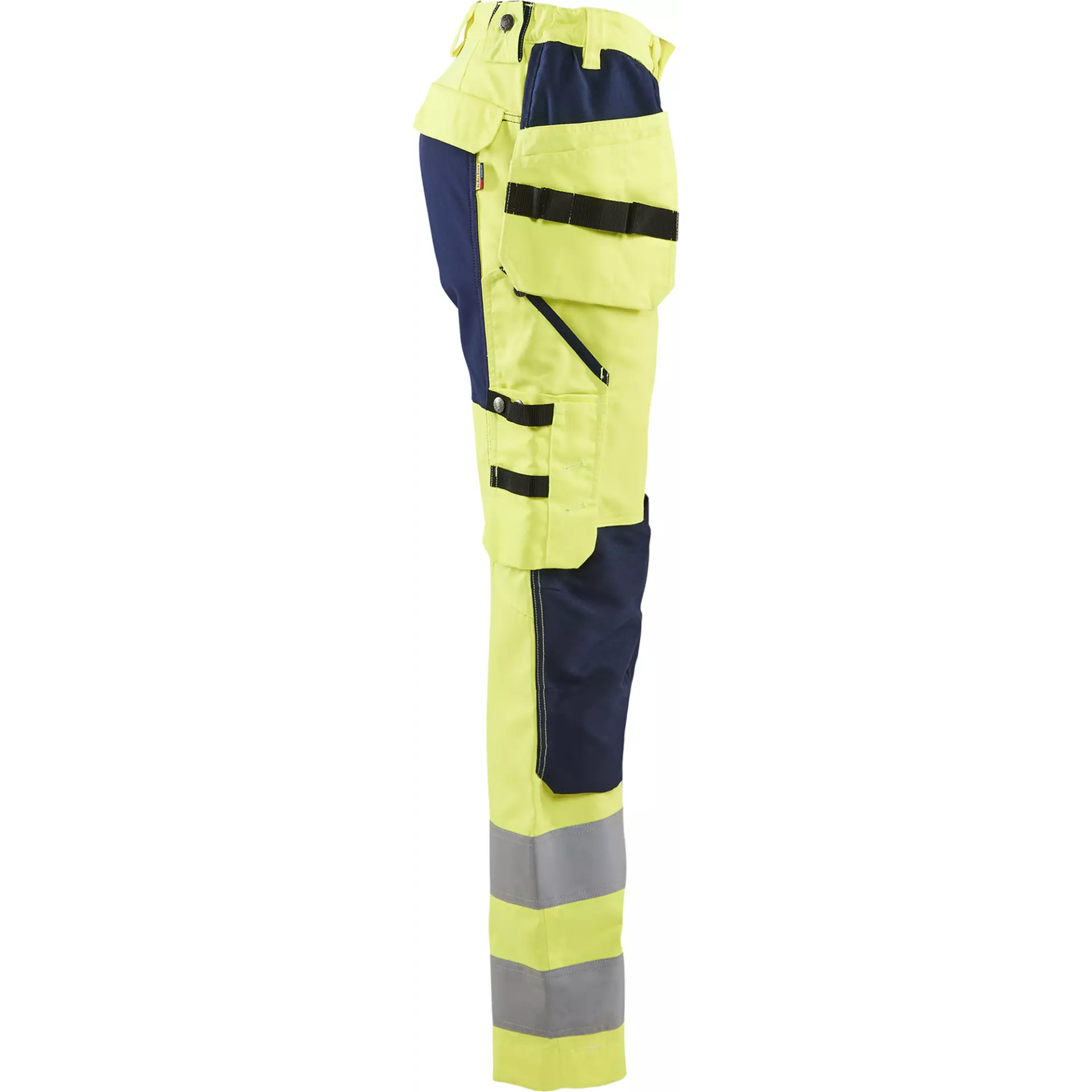 Blåkläder 716318113389, Women's High-Vis Holster Pants, Stretch, High-Vis Yellow/Navy Blue, image 2