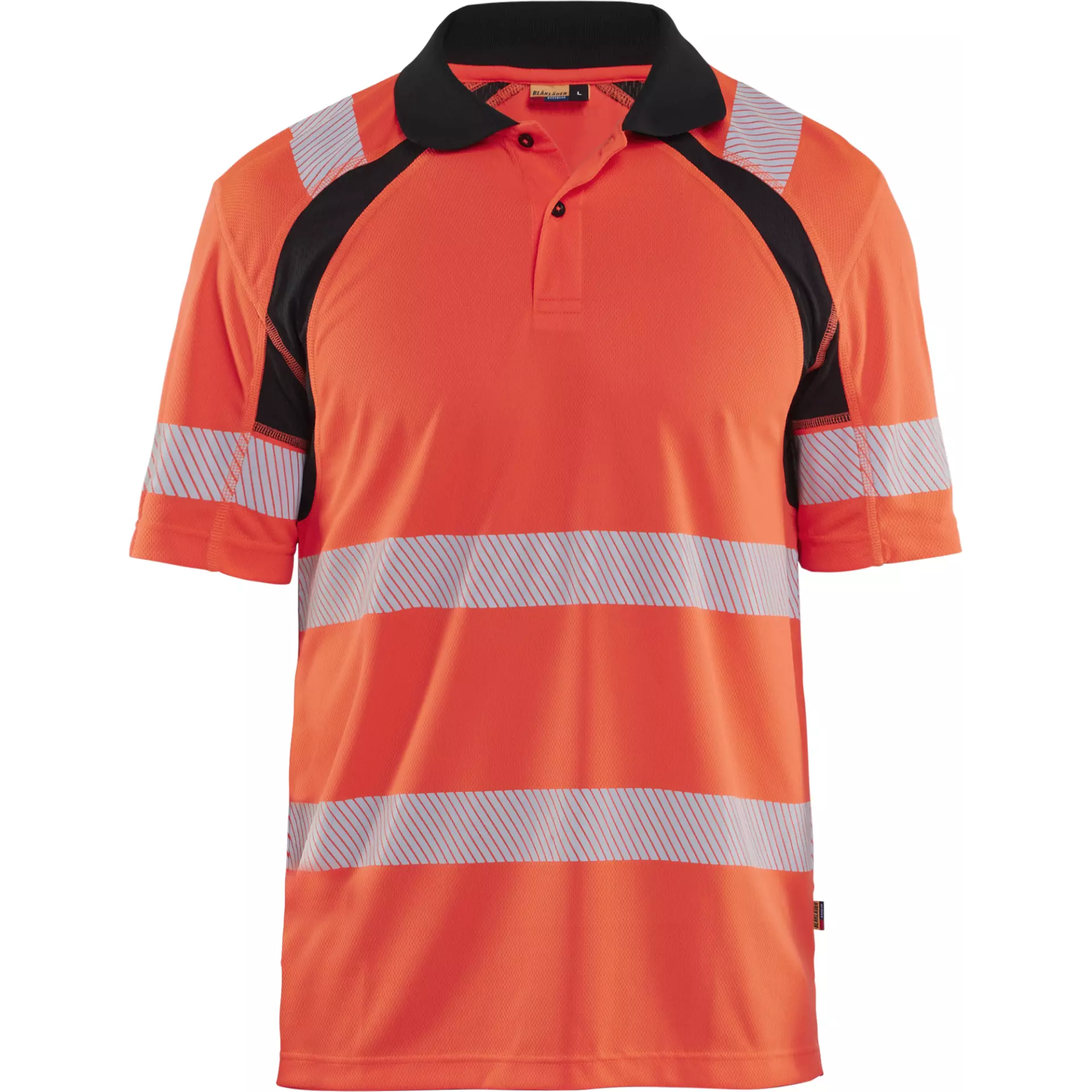 Blåkläder 359510135599, High-Vis Polo Shirt With UV Protection, High-Vis Red/Black