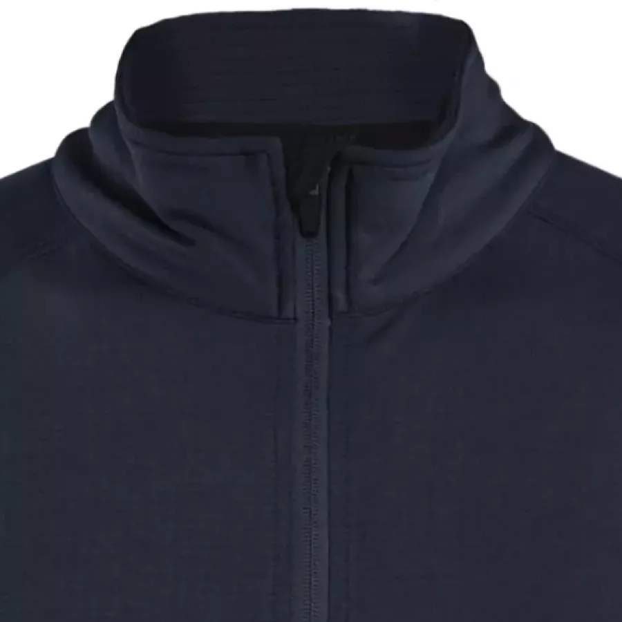 **High Collar** provides added warmth and protection for your neck.