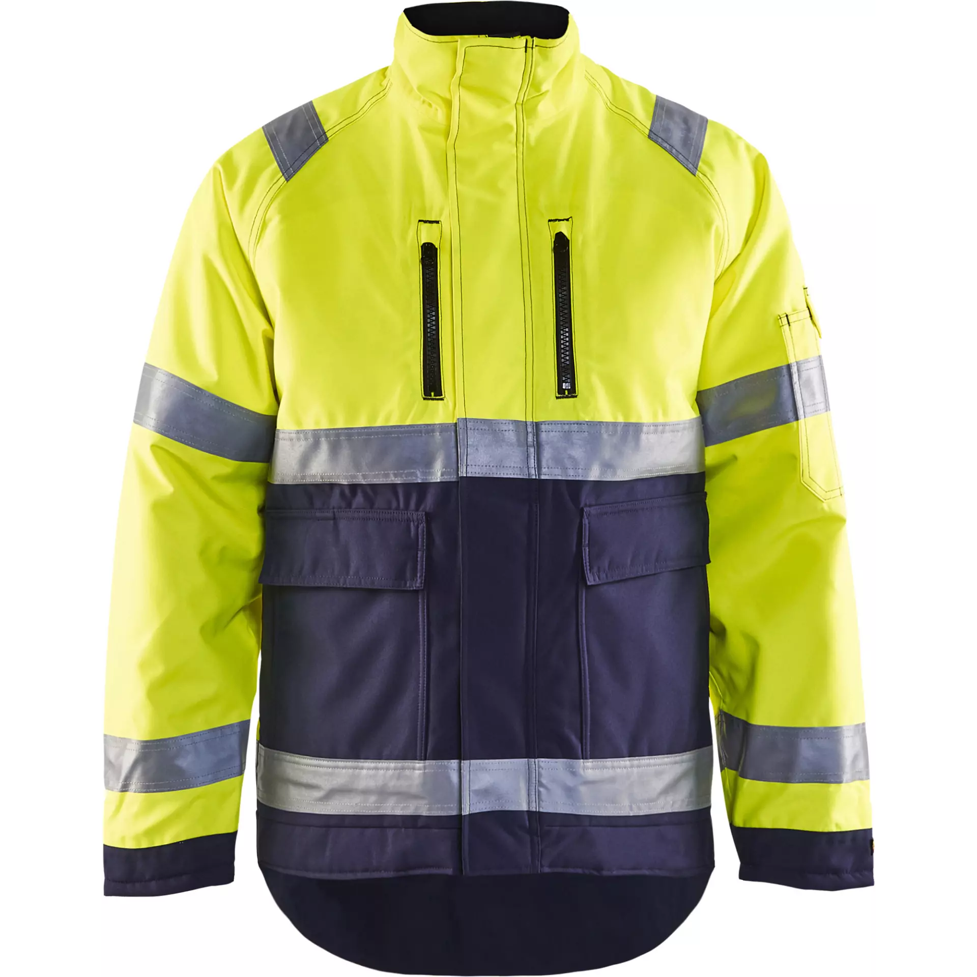 Blåkläder 482719773389, High Vis Winter Jacket, High Vis Yellow/Navy Blue