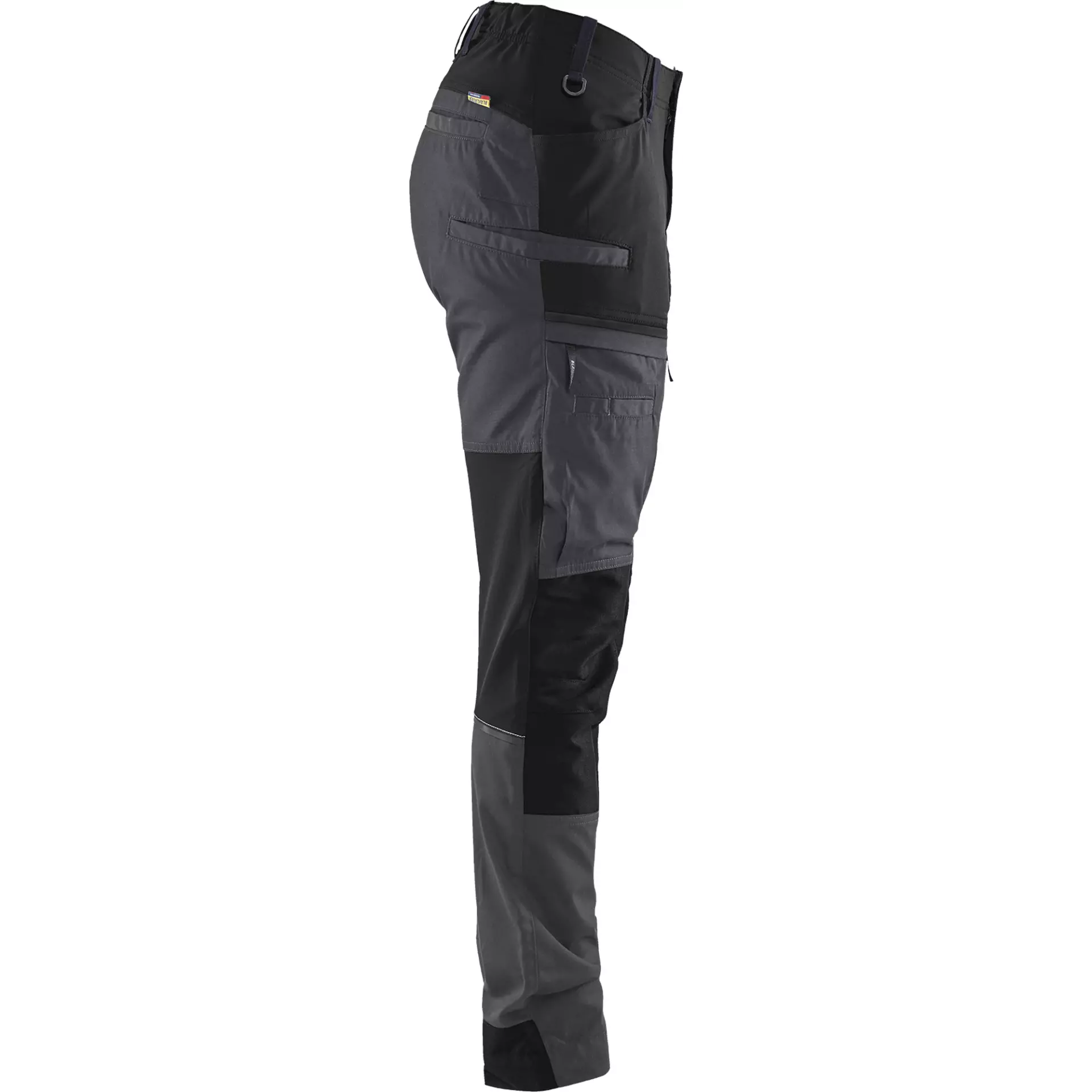 Blåkläder 716618459699, Women's Stretch Work Pants, Gray/Black, image 2