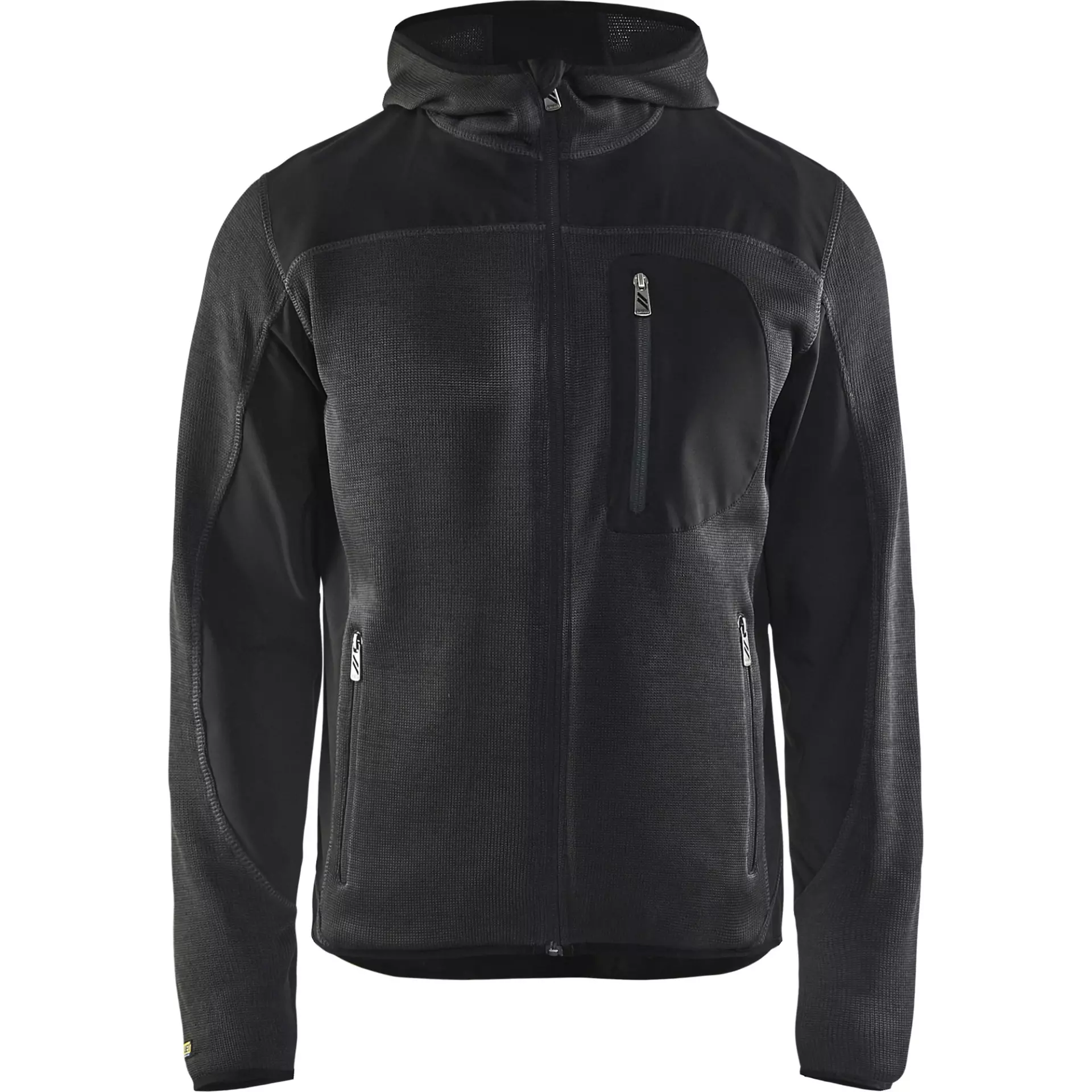Blåkläder 493021179799, Knitted Softshell Jacket, Dark Grey/Black