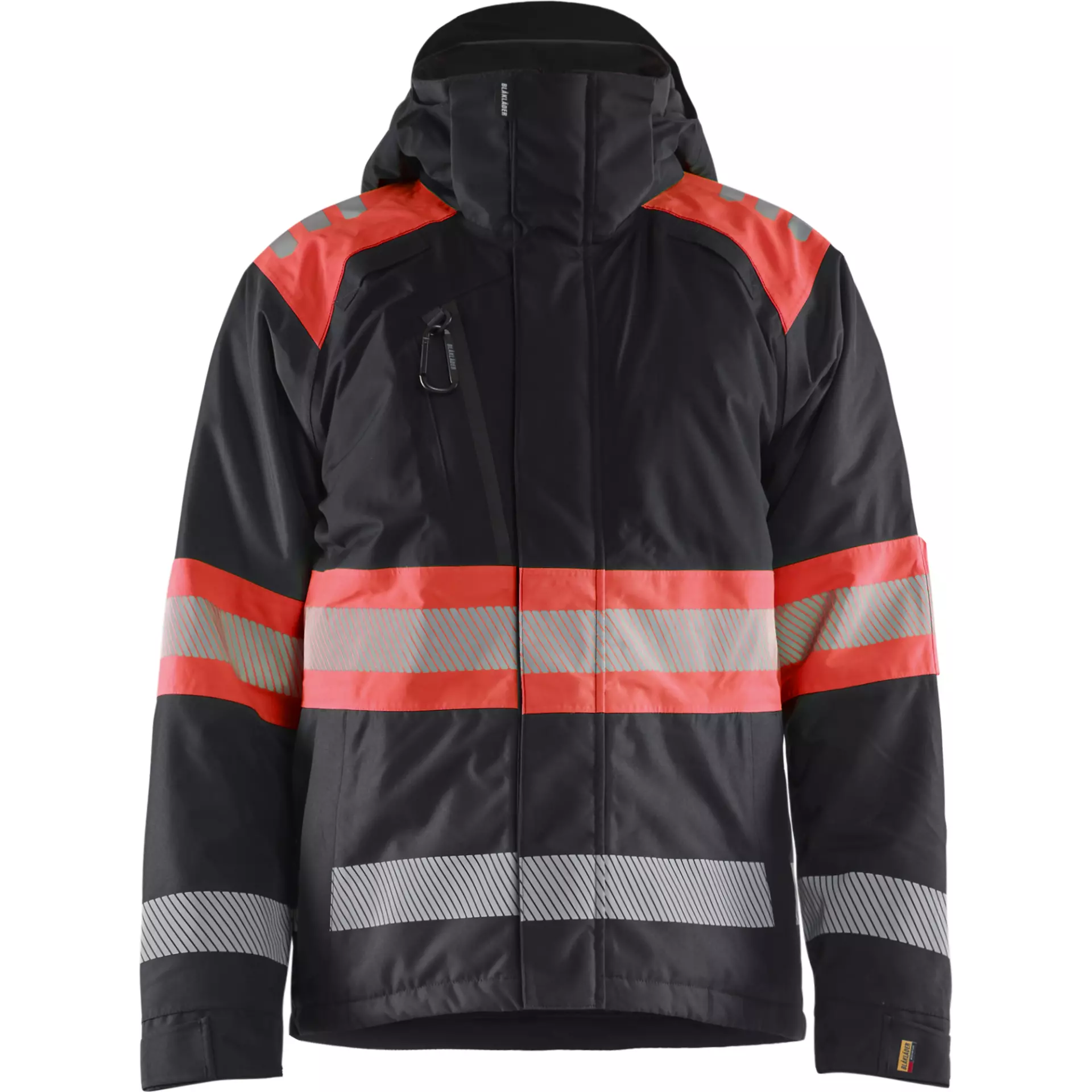 Blåkläder 448019779955, High-Vis Winter Jacket, Black/Hi-Vis Red
