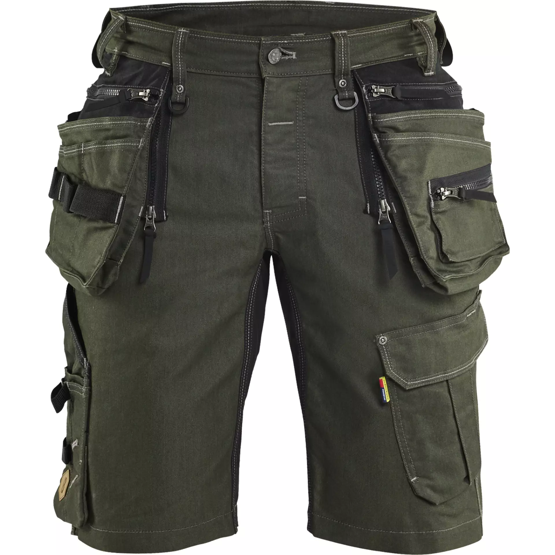 Blåkläder 199211414298, X1900 Stretch Holster Shorts, Forest Green/Black