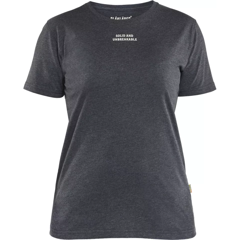 Blåkläder 942310539991, Eagle Dam T-shirt, melerad svart, image 1, gallery thumbnail