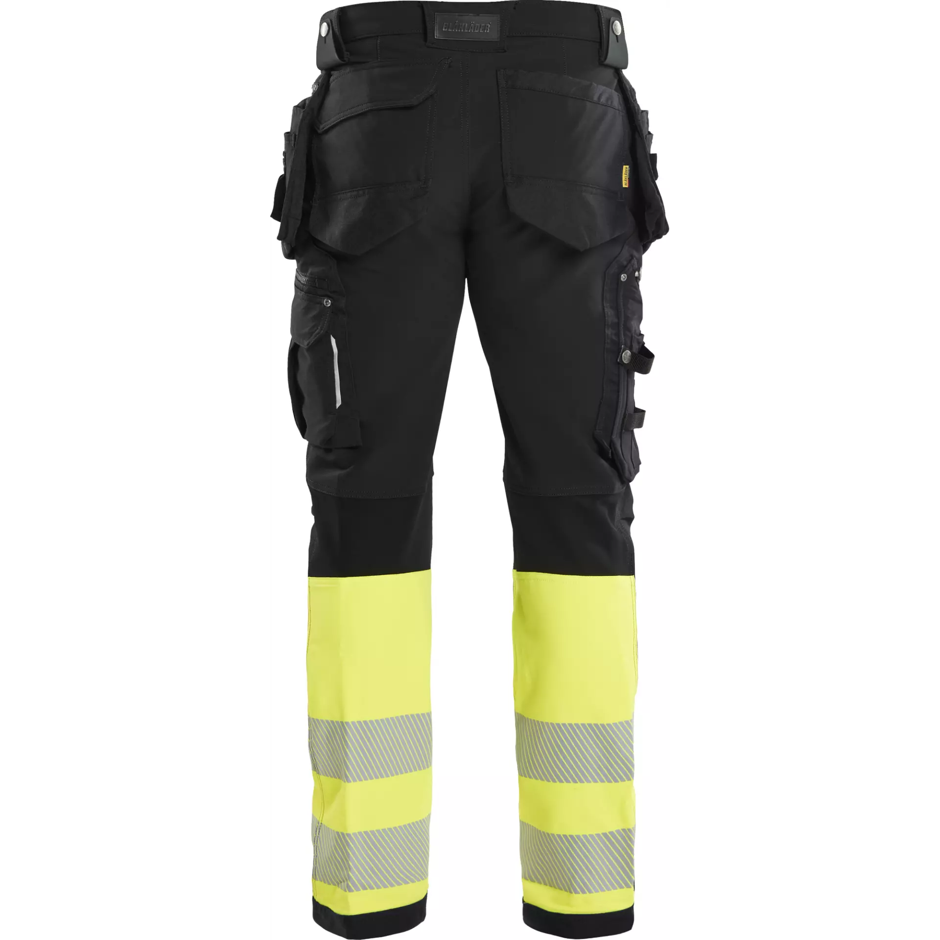 Blåkläder 199316429933, High-Vis Holster Pants, 4-Way Stretch, Black/Hi-Vis Yellow, image 4