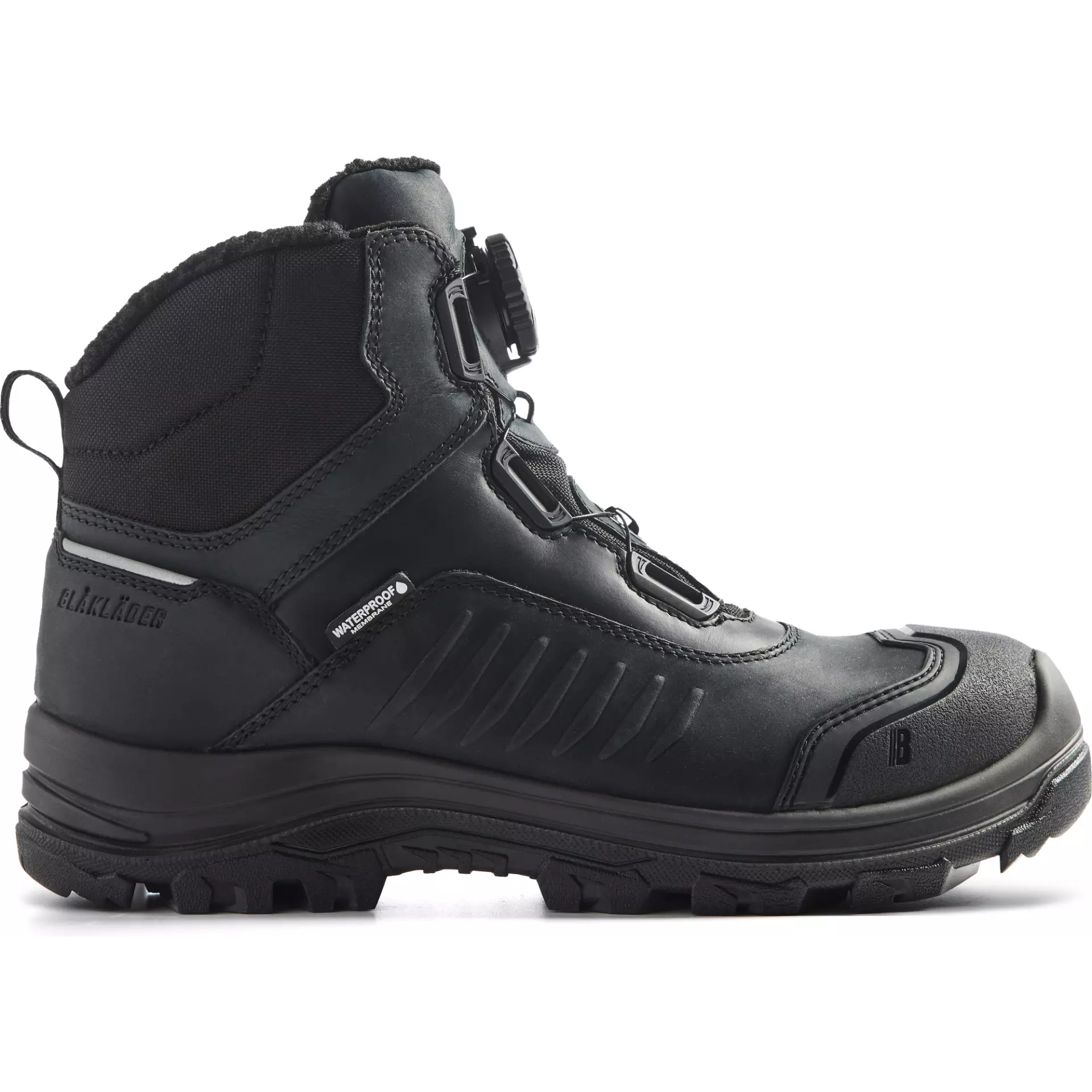Blåkläder 249200009999, STORM Winter Safety Shoes with Friction Soles, Black
