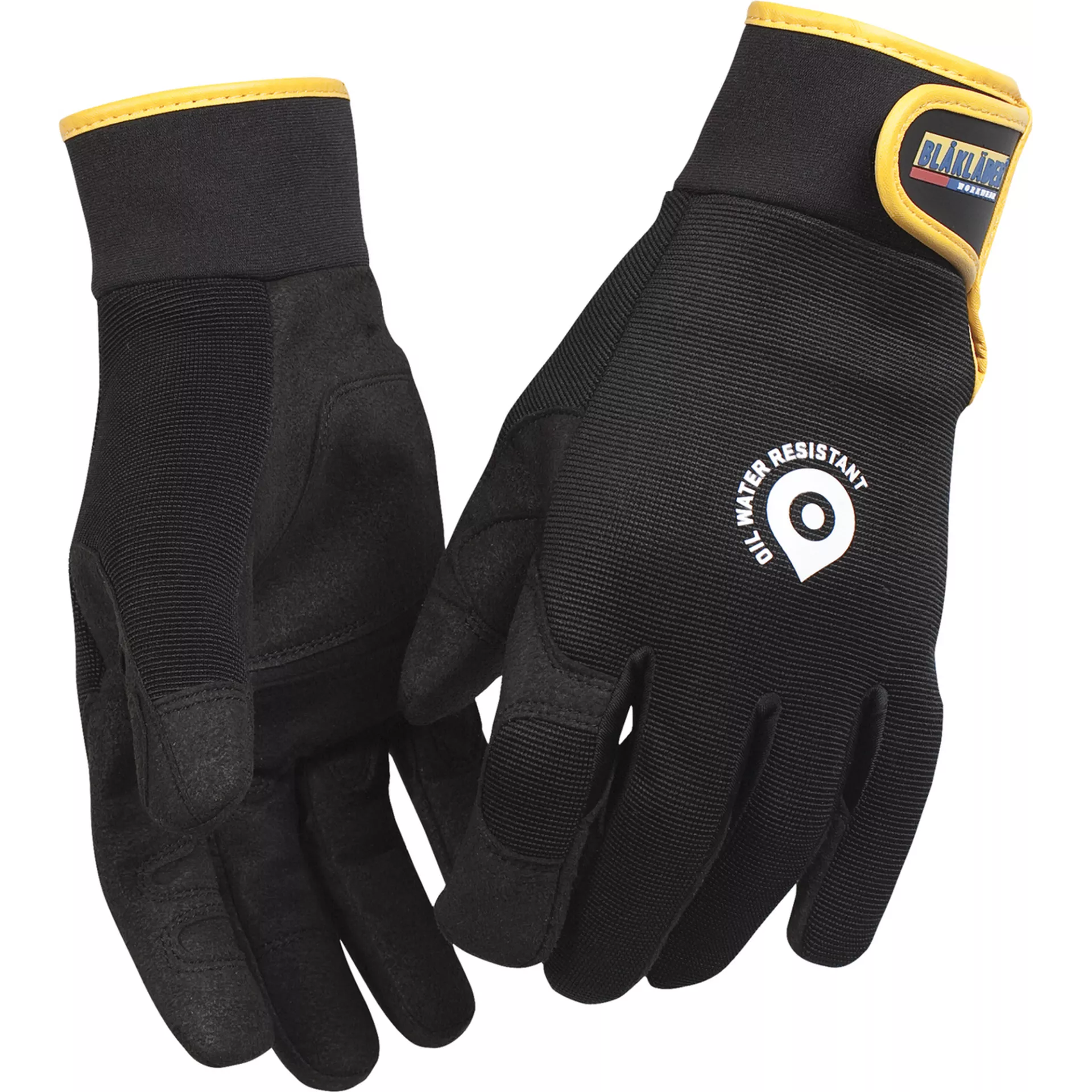 Blåkläder 224339409900, Work Gloves, Black